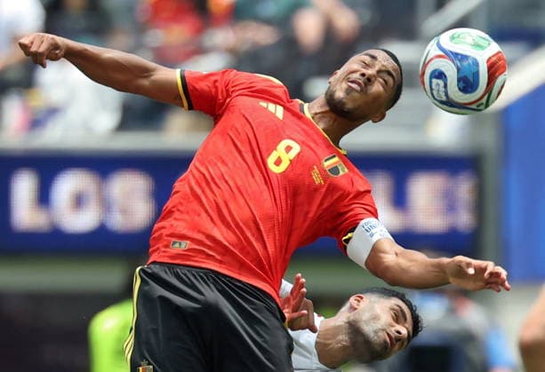 FIFA World Cup, WM, Weltmeisterschaft, Fussball 2026 - Group G - Belgium vs Iran Youri Tielemans of Belgium in action during the FIFA World Cup 2026 group stage match Belgium against Iran, in Los Angeles, USA, 21 June 2026. LOS ANGELES United States  Copyright: xCHRISTOPHERxTORRESx