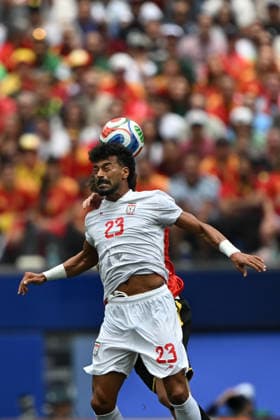 Ramin Rezaeian of IR Iran heads the ball during a FIFA Men’s World Cup 2026 Group Stage football match between Belgium and Iran at Los Angeles Stadium, in Inglewood on June 21th 2026 (Photo by Nayra Halm SPP)  Copyright: xNayraxHalm SPPx Sportspressphoto_SPR172845
