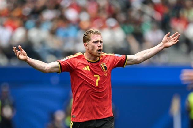 Kevin De Bruyne of Belgium gestures during a FIFA Men’s World Cup 2026 Group Stage football match between Belgium and Iran at Los Angeles Stadium, in Inglewood on June 21th 2026 (Photo by Nayra Halm SPP)  Copyright: xNayraxHalm SPPx Sportspressphoto_SPR172851