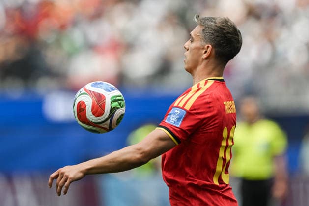Leandro Trossard of Belgium controls the ball during a FIFA Men’s World Cup 2026 Group Stage football match between Belgium and Iran at Los Angeles Stadium, in Inglewood on June 21th 2026 (Photo by Nayra Halm SPP)  Copyright: xNayraxHalm SPPx Sportspressphoto_SPR172893