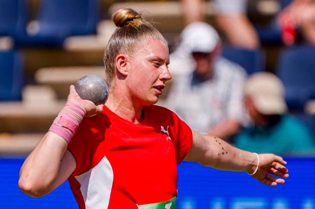 Katharina Maisch of Germany Dutch FBK Games 2026, FBK Games International Athletic, FBK Games International Athletic, Fanny Blankers Koen Stadium, June 21, 2026, Hengelo, Netherlands.