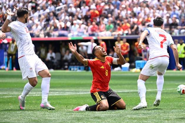 Belgium vs Iran - FIFA World Cup, WM, Weltmeisterschaft, Fussball 2026 LOS ANGELES, USA - JUNE 21 : Tielemans Youri midfielder of Belgium during the FIFA World Cup 2026 Group G match between Belgium and Iran at the SOFI STADIUM on June 21, 2026 in Los Angeles, USA, 21 06 2026 Los Angeles United States of America  Copyright: xNicoxVereeckenx