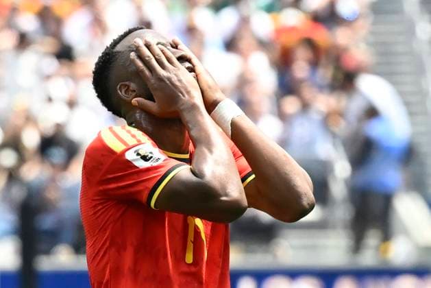 Belgium vs Iran - FIFA World Cup, WM, Weltmeisterschaft, Fussball 2026 LOS ANGELES, USA - JUNE 21 : Lukebakio Dodi forward of Belgium missing an opportunity during the FIFA World Cup 2026 Group G match between Belgium and Iran at the SOFI STADIUM on June 21, 2026 in Los Angeles, USA, 21 06 2026 Los Angeles United States of America  Copyright: xNicoxVereeckenx