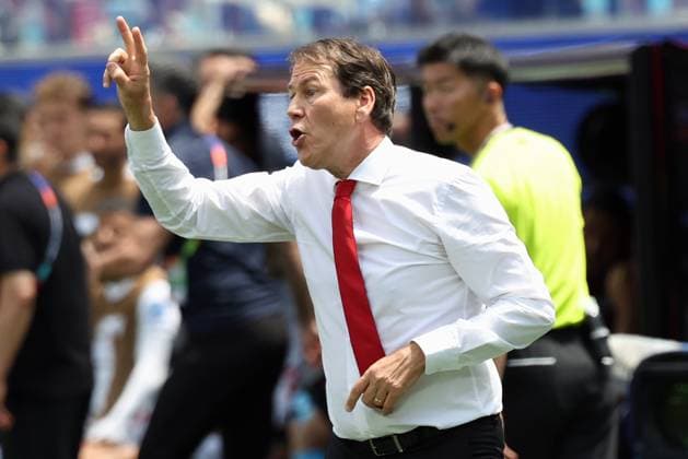 Belgium s head coach Rudi Garcia reacts during a soccer game between Belgian national team, Nationalteam Red Devils and Iran, on Sunday 21 June 2026, at the SoFi stadium in Los Angeles, the second game in the group stage of the FIFA World Cup, WM, Weltmeisterschaft, Fussball 2026 in the United States of America. The Diables Rouges - Rode Duivels were drawn into Group G. BRUNOxFAHY  x178661842x