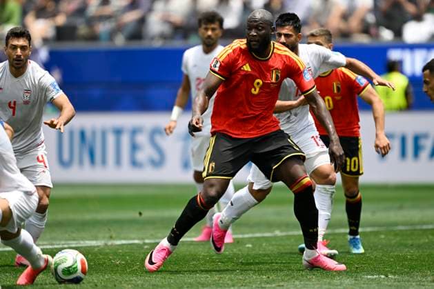Belgium vs Iran - FIFA World Cup, WM, Weltmeisterschaft, Fussball 2026 LOS ANGELES, USA - JUNE 21 : Lukaku Romelu forward of Belgium in action during the FIFA World Cup 2026 Group G match between Belgium and Iran at the SOFI STADIUM on June 21, 2026 in Los Angeles, USA, 21 06 2026 Los Angeles United States of America  Copyright: xNicoxVereeckenx