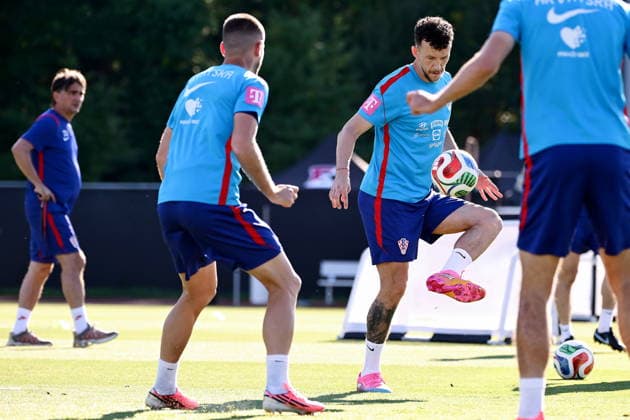 Alexandria, USA, 210626. Croatian national football team training at the training center of the World Cup base camp, located at the Episcopal Gymnasium. In the photo: Ivan Perisic. Photo: Boris Kovacev CROPIX Copyright: xxBorisxKovacevx trening_hrvatska4-210626