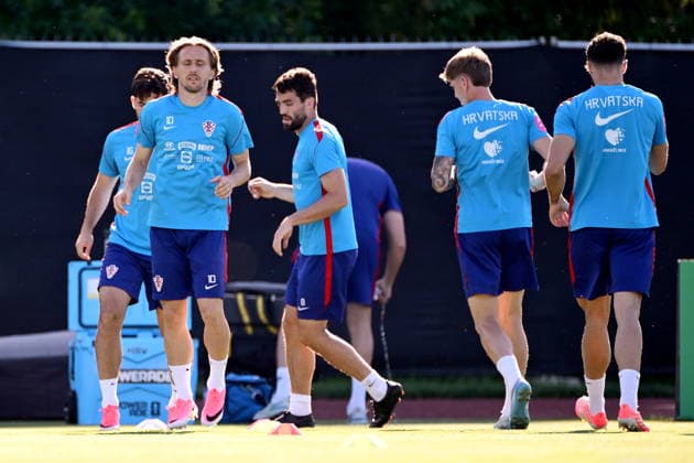 Alexandria, USA, 210626. Croatian national football team training at the training center of the World Cup base camp, located at the Episcopal Gymnasium. In the photo: Luka Modric. Photo: Boris Kovacev CROPIX Copyright: xxBorisxKovacevx trening_hrvatska9-210626