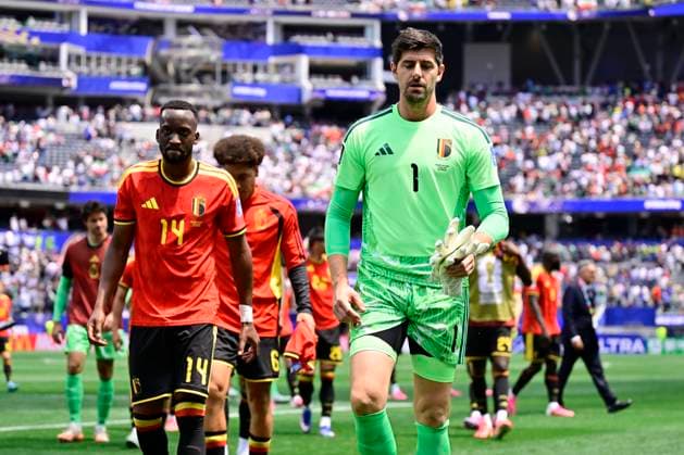 Belgium vs Iran - FIFA World Cup, WM, Weltmeisterschaft, Fussball 2026 LOS ANGELES, USA - JUNE 21 : Courtois Thibaut goalkeeper of Belgium during the FIFA World Cup 2026 Group G match between Belgium and Iran at the SOFI STADIUM on June 21, 2026 in Los Angeles, USA, 21 06 2026 Los Angeles United States of America  Copyright: xJanxDexMeuleneirx