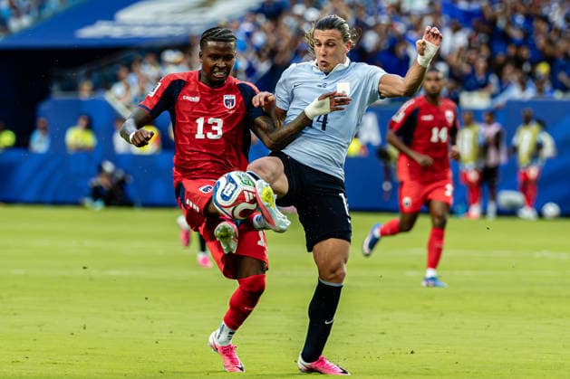Uruguay vs. Cape Verde MIAMI, FL - 21.06.2026: URUGUAY VS. CAPE VERDE - Agustin Canobbio, during the match between Uruguay and Cape Verde, valid for the group stage of the 2026 FIFA World Cup, WM, Weltmeisterschaft, Fussball held at Hard Rock Stadium, in Miami Gardens, Florida, United States, this Sunday (21). (Photo: Danilo Fernandes Fotoarena) x2966862x  DaniloxFernandes