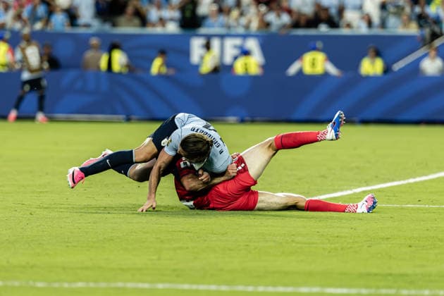 Uruguay vs. Cape Verde MIAMI, FL - 21.06.2026: URUGUAY VS. CAPE VERDE - Agustin Canobbio, during the match between Uruguay and Cape Verde, valid for the group stage of the 2026 FIFA World Cup, WM, Weltmeisterschaft, Fussball held at Hard Rock Stadium, in Miami Gardens, Florida, United States, this Sunday (21). (Photo: Danilo Fernandes Fotoarena) x2966865x  DaniloxFernandes