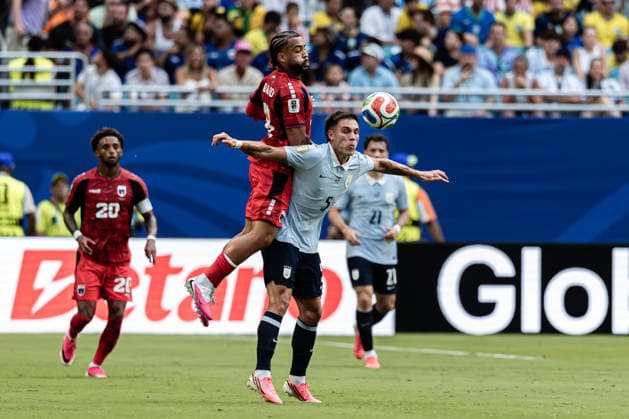 Uruguay vs. Cape Verde MIAMI, FL - 21.06.2026: URUGUAY VS. CAPE VERDE - Manuel Ugarte, during the match between Uruguay and Cape Verde, valid for the group stage of the 2026 FIFA World Cup, WM, Weltmeisterschaft, Fussball held at Hard Rock Stadium, in Miami Gardens, Florida, United States, this Sunday (21). (Photo: Danilo Fernandes Fotoarena) x2966887x  DaniloxFernandes