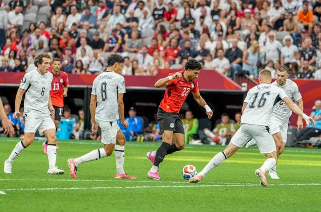 New Zealand v Egypt - FIFA World Cup, WM, Weltmeisterschaft, Fussball 2026 - Group G VANCOUVER, CANADA - JUNE 21: Omar Marmoush (22) of Egypt in action during the 2026 FIFA World Cup Group G match between New Zealand and Egypt at BC Place Stadium in Vancouver, Canada, on June 21, 2026. Ercin Erturk Anadolu British Columbia Canada. Editorial use only. Please get in touch for any other usage.  Copyright: x2026xAnadoluxErcinxErturkx