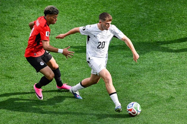 SOCCER NEW ZEALAND EGYPT WORLD CUP, Callum McCowatt of New Zealand during the Group G match between New Zealand and Egypt as part of the FIFA 2026 World Cup at BC Place Vancouver, British Columbia, Canada, Monday, June 22, 2026. ( NO ARCHIVING, EDITORIAL USE ONLY, AUSTRALIA USE ONLY VANCOUVER BRITISH COLOMBIA CANADA  Copyright: xx 20260622162028283591