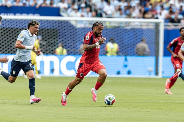 Uruguay vs. Cape Verde MIAMI, FL - 21.06.2026: URUGUAY VS. CAPE VERDE - Telmo Arcanjo, during the match between Uruguay and Cape Verde, valid for the group stage of the 2026 FIFA World Cup, WM, Weltmeisterschaft, Fussball held at Hard Rock Stadium, in Miami Gardens, Florida, United States, this Sunday (21). (Photo: Danilo Fernandes Fotoarena) x2966891x  DaniloxFernandes