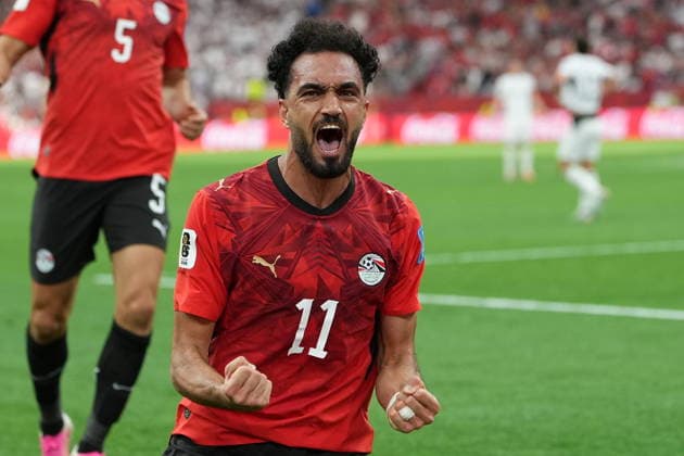 FIFA World Cup, WM, Weltmeisterschaft, Fussball 2026 - Group G - New Zealand vs Egypt Mostafa Ziko of Egypt celebrates scoring the 1-1 goal during the FIFA World Cup 2026 group stage match New Zealand against Egypt, in Vancouver, Canada, 21 June 2026. VANCOUVER Canada  Copyright: xBOBxFRIDx