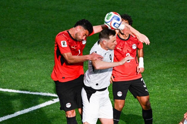 SOCCER NEW ZEALAND EGYPT WORLD CUP, Chris Wood of New Zealand during the Group G match between New Zealand and Egypt as part of the FIFA 2026 World Cup at BC Place Vancouver, British Columbia, Canada, Monday, June 22, 2026. ( NO ARCHIVING, EDITORIAL USE ONLY, AUSTRALIA USE ONLY VANCOUVER BRITISH COLOMBIA CANADA  Copyright: xx 20260622133754615600