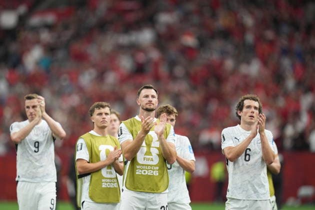 New Zealand v Egypt - FIFA World Cup, WM, Weltmeisterschaft, Fussball 2026 - Group G VANCOUVER, CANADA - JUNE 21: Players of New Zealand greet the fans after the 2026 FIFA World Cup Group G match between New Zealand and Egypt at BC Place Stadium in Vancouver, Canada, on June 21, 2026. Ercin Erturk Anadolu British Columbia Canada. Editorial use only. Please get in touch for any other usage.  Copyright: x2026xAnadoluxErcinxErturkx