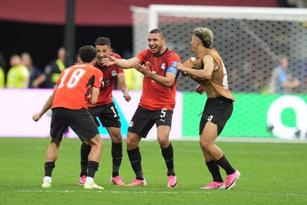 New Zealand v Egypt - FIFA World Cup, WM, Weltmeisterschaft, Fussball 2026 - Group G VANCOUVER, CANADA - JUNE 21: Ramy Rabia of Egypt celebrates after winning the 2026 FIFA World Cup Group G match between New Zealand and Egypt at BC Place Stadium in Vancouver, Canada, on June 21, 2026. Ercin Erturk Anadolu British Columbia Canada. Editorial use only. Please get in touch for any other usage.  Copyright: x2026xAnadoluxErcinxErturkx