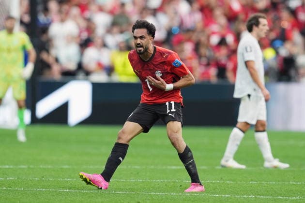 June 21, 2026, Vancouver, Bc, CANADA: Egypt s Mostafa Ziko (11) celebrates his goal against New Zealand during second half World Cup group G soccer action, in Vancouver, Sunday, June 21, 2026. Canada News - June 21, 2026  - ZUMAc35_ 20260621_zaf_c35_182 Copyright: xEthanxCairnsx
