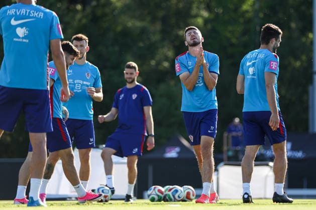 Croatia Training And press conference, PK, Pressekonferenz - FIFA World Cup, WM, Weltmeisterschaft, Fussball 2026 Martin Baturina during a Team Croatia training session at training centre at Episcopal High School on June 21, 2026 in Alexandria, Virginia.  IgorxKralj PIXSELL