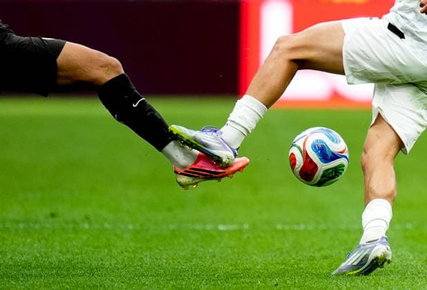 New Zealand v Egypt - FIFA World Cup, WM, Weltmeisterschaft, Fussball 2026 - Group G VANCOUVER, CANADA - JUNE 21: A close-up view shows players contesting possession during the 2026 FIFA World Cup Group G match between Egypt and New Zealand in Vancouver, Canada, on June 21, 2026. Ercin Erturk Anadolu Vancouver Canada. Editorial use only. Please get in touch for any other usage.  Copyright: x2026xAnadoluxErcinxErturkx