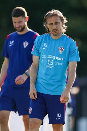 Croatia Training And press conference, PK, Pressekonferenz - FIFA World Cup, WM, Weltmeisterschaft, Fussball 2026 Luka Modric during a Team Croatia training session at training centre at Episcopal High School on June 21, 2026 in Alexandria, Virginia.  IgorxKralj PIXSELL