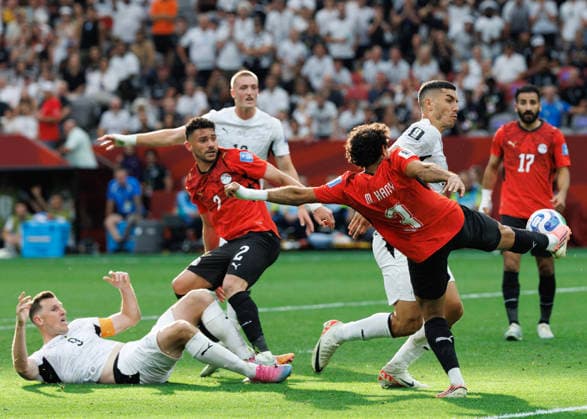 June 21, 2026, Vancouver, British Columbia, Canada: Mohamed Hany 3 of Egypt kicks the ball during the FIFA World Cup, WM, Weltmeisterschaft, Fussball 2026 Group G match between New Zealand and Egypt at BC Place Vancouver. Vancouver Canada - ZUMAc132 20260621_fap_c132_010 Copyright: xAndrewxChinx