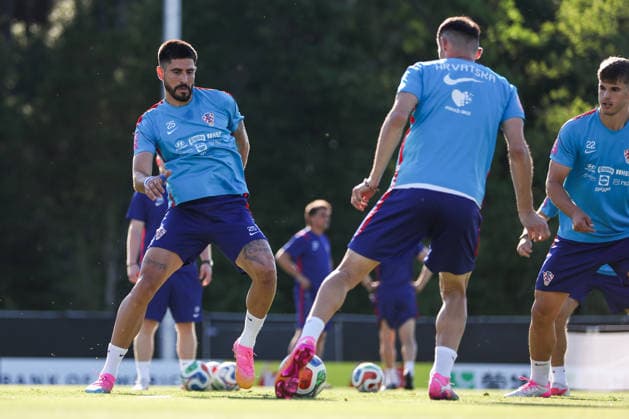 Croatia Training And press conference, PK, Pressekonferenz - FIFA World Cup, WM, Weltmeisterschaft, Fussball 2026 Martin Erlic during a Team Croatia training session at training centre at Episcopal High School on June 21, 2026 in Alexandria, Virginia.  IgorxKralj PIXSELL