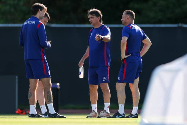 Croatia Training And press conference, PK, Pressekonferenz - FIFA World Cup, WM, Weltmeisterschaft, Fussball 2026 Vedran Corluka, Marin Dadic and Zlatko Dalic; Ivica Olic during a Team Croatia training session at training centre at Episcopal High School on June 21, 2026 in Alexandria, Virginia.  IgorxKralj PIXSELL