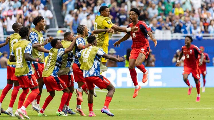 June 21, 2026, Miami Gadens, Florida, United States: Cape Verde midfielder Kevin Pina (6) celebrates after scoring a free kick goal against Uruguay in the first half of their World Cup Group H soccer match at Miami Stadium on Sunday, June 21, 2026, in Miami Gardens, Fla. Miami Gadens United States - ZUMAm67_ 0859687372st Copyright: xMatiasxJ.xOcnerx