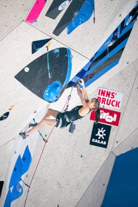 21.06.2026: Klettern - Seilklettern: World Climbing Series Innsbruck 2026 - Finale Damen Annie Sanders (USA) Innsbruck Kletterzentrum Innsbruck Österreich *** June 21, 2026 Climbing Rope Climbing World Climbing Series Innsbruck 2026 Womens Final Annie Sanders USA Innsbruck Climbing Center Innsbruck Austria,detected_source_language