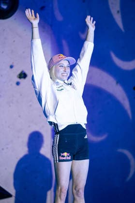 21.06.2026: Klettern - Seilklettern: World Climbing Series Innsbruck 2026 - Finale Damen Janja Garnbret (SLO) Innsbruck Kletterzentrum Innsbruck Österreich *** June 21, 2026 Climbing Rope Climbing World Climbing Series Innsbruck 2026 Womens Final Janja Garnbret (SLO) Innsbruck Climbing Center, Innsbruck, Austria,detected_source_language