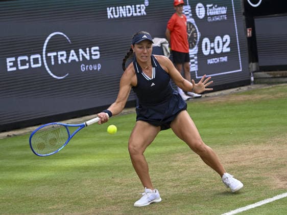 WTA, Tennis Damen 500 Berlin Open Tennis Tournament BERLIN, GERMANY - JUNE 21: Jessica Pegula of the United States in action against Linda Noskova of Czechia in the final match of the WTA 500 Berlin Open tennis tournament at the Steffi Graf Stadium in Berlin, Germany on June 21, 2026. Halil Sagirkaya Anadolu Berlin Germany. Editorial use only. Please get in touch for any other usage.  Copyright: x2026xAnadoluxHalilxSagirkayax
