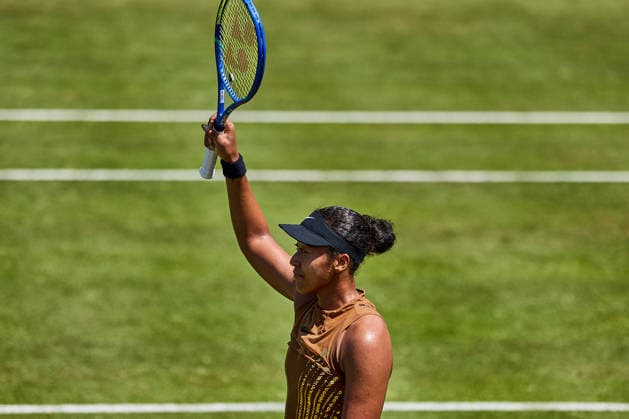June 22, 2026, Bad Homburg, Hessen, Germany: Naomi Osaka of Japan celebrates the win of the Match against Magdalena Frech of Poland during the BAD HOMBURG OPEN powered by SOLARWATTT- WTA500 - Womens Tennis, 22.6.2026 in Bad Homburg (Tennis-Club Bad Homburg), Germany - Photo: Tennis 2026: Bad Hombug Open - WTA500: OSAKA 6:4 6:1 FRECH  - ZUMAs343 20260622_zsp_s343_036 Copyright: xMathiasxSchulzx