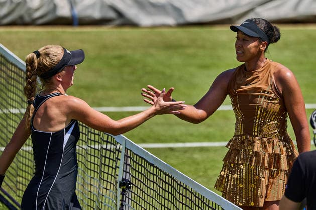 June 22, 2026, Bad Homburg, Hessen, Germany: Naomi Osaka of Japan shaking hands after the Match point during the BAD HOMBURG OPEN powered by SOLARWATTT- WTA500 - Womens Tennis, 22.6.2026 in Bad Homburg (Tennis-Club Bad Homburg), Germany - Photo: Tennis 2026: Bad Hombug Open - WTA500: OSAKA 6:4 6:1 FRECH  - ZUMAs343 20260622_zsp_s343_041 Copyright: xMathiasxSchulzx