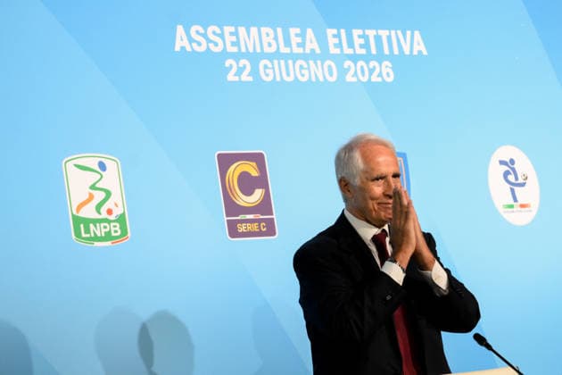 IPA85939621 - Giovanni Malago’ during the press conference, PK, Pressekonferenz held by the new FIGC President at the Rome Cavalieri - A&Waldorf Astoria Hotel in Rome, Italy, on Monday, June 22, 2026. Sports - Soccer.  Copyright: xFabrizioxCorradetti IPAxSportx xx 85939621