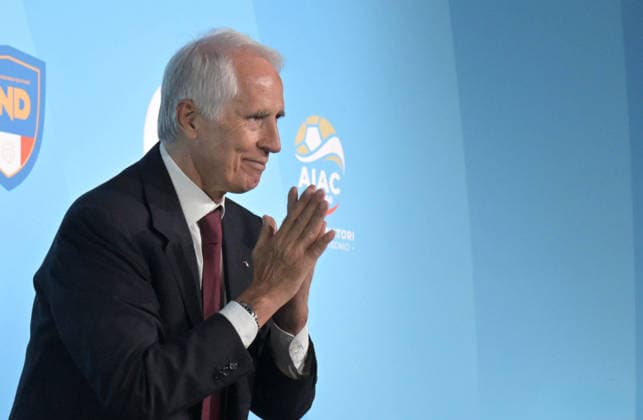 Foto IPP Roberto Ramaccia Roma 22 6 2026 Assemblea Elettiva FIGC 2026 Nella foto Giovanni Malagò Vince le elezioni presidenziali della FIGC e diventa il nuovo presidente della Federazione giuoco calcio italiana, Italy Photo Press - World Copyright Roma italy Italia ITALY  Copyright: xR4924_italyphotopressx