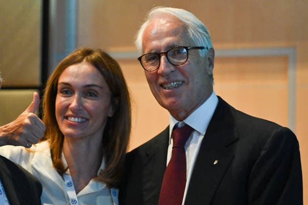 FIGC Electoral Assembly Giovanni Malago arrives at the FIGC s elective Federal Assembly at the Rome Cavalieri-A Waldorf Astoria hotel in Rome, Italy, on June 22, 2026. Rome Italy Italy  Copyright: xDomenicoxCippitellix originalFilename:cippitelli-elective260622_npd45.jpg