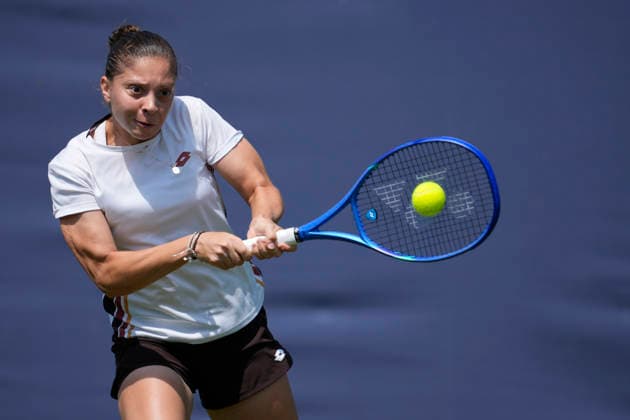 Lexus Eastbourne Open - Day One Antonia Ruzic in action during a match at the 2026 Lexus Eastbourne Open Women s tennis tournament at the Devonshire Park Lawn Tennis Club in Eastbourne, Great Britain, on June 22, 2026. Eastbourne United Kingdom  Copyright: xOwenxHammondx originalFilename:hammond-2026lexu260622_npCEA.jpg