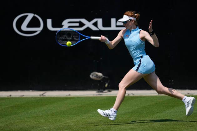 Lexus Eastbourne Open - Day One Maya Joint in action during a match at the 2026 Lexus Eastbourne Open Women s tennis tournament at the Devonshire Park Lawn Tennis Club in Eastbourne, Great Britain, on June 22, 2026. Eastbourne United Kingdom  Copyright: xOwenxHammondx originalFilename:hammond-2026lexu260622_npJRU.jpg