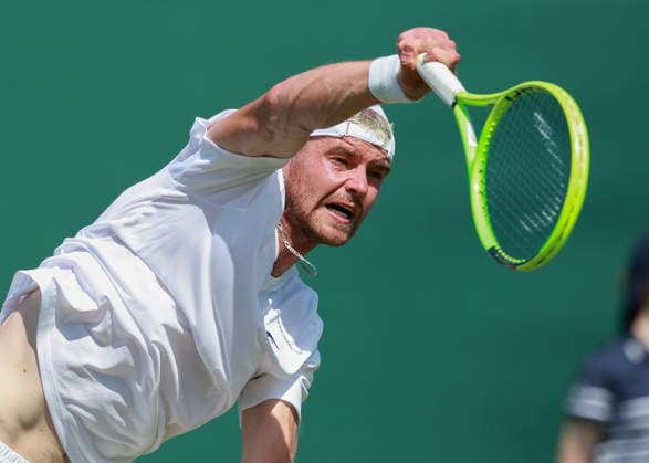 Jerome Kim (SUI), Herren Einzel, Men s Singles, Qualifikation, Wimbledon Tennis - Wimbledon 2026 - Grand Slam ITF ATP, Tennis Herren WTA, Tennis Damen - AELTC - London - - Great Britain - 22 June 2026. *** Jerome Kim SUI, Mens Singles, Qualifying, Wimbledon Tennis, Wimbledon 2026, Grand Slam, ITF, ATP, WTA, AELTC, London, Great Britain, June 22, 2026,detected_source_language Copyright: xJuergenxHasenkopfx