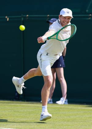 August Holmgren (DEN), Herren Einzel, Men s Singles, Qualifikation, Wimbledon Tennis - Wimbledon 2026 - Grand Slam ITF ATP, Tennis Herren WTA, Tennis Damen - AELTC - London - - Great Britain - 22 June 2026. *** August Holmgren DEN, Mens Singles, Qualifying, Wimbledon Tennis, Wimbledon 2026, Grand Slam, ITF, ATP, WTA, AELTC, London, Great Britain, June 22, 2026,detected_source_language Copyright: xJuergenxHasenkopfx