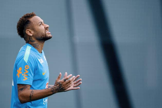 Treino da Seleção Brasileira NOVA JERSEY, NJ - 22.06.2026: TREINO DA SELEcaO BRASILEIRA - Neymar Jr. during a training session with the Brazilian national team, Nationalteam at the New York Red Bulls training center in Morristown, New Jersey, United States. The Brazilian team will face Scotland on Wednesday in the third round of Group C of the 2026 FIFA World Cup, WM, Weltmeisterschaft, Fussball (Photo: Marcelo Machado de Melo Fotoarena) x2967354x  MarceloxMachadoxdexMelo