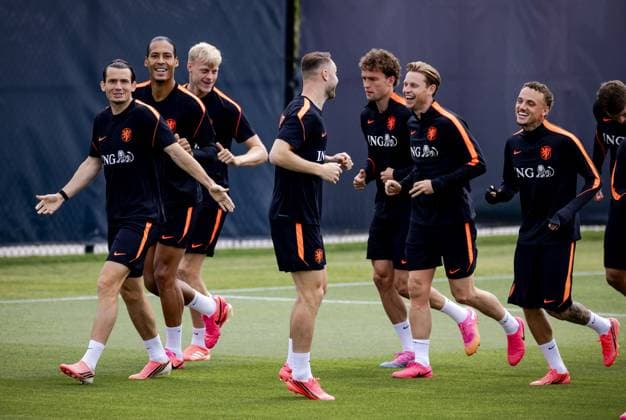 KANSAS CITY - The players during a training session of the Dutch national team, Nationalteam at the KC Current Training Facility, on June 22, 2026, in Kansas City. The Dutch team is preparing for the match against Tunisia during the FIFA World Cup, WM, Weltmeisterschaft, Fussball ROBIN VAN LONKHUIJSEN ANP xVIxANPxSportx xxANPxIVx 561667885 originalFilename: 561667885.jpg