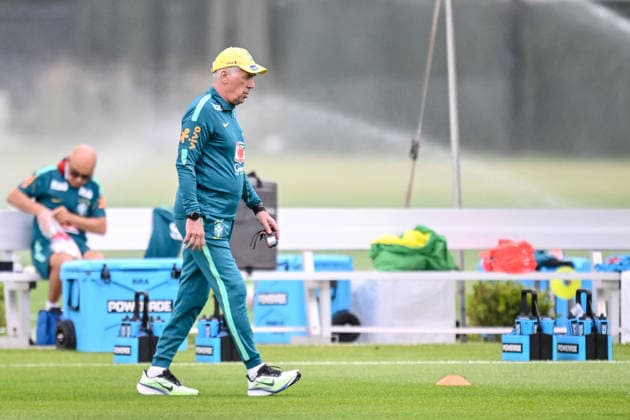 coach Carlo Ancelotti (Brazil) Looks on during the Brazil training session at Columbia Park Training Facility on June 22, 2026 in Morristown, New Jersey. (Photo by Harry Langer DeFodi Images) - *** Coach Carlo Ancelotti watches the Brazil training session at Columbia Park Training Facility on June 22, 2026, in Morristown, New Jersey. Photo by Harry Langer, DeFodi Images,detected_source_language