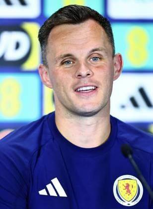 Lawrence Shankland of Scotland Scotland Training and press conference, PK, Pressekonferenz 2026 FIFA World Cup, WM, Weltmeisterschaft, Fussball Football, Atrium Health Performance Park, Charlotte, USA - 22 Jun 2026Charlotte Atrium Health Performance Park United States of America EDITORIAL USE ONLY No use with unauthorised audio, video, data, fixture lists, club league logos or live services. Online in-match use limited to 120 images, no video emulation. No use in betting, games or single club league player publications.  Copyright: xMichaelxZemanek Shutterstockx 16949461bs