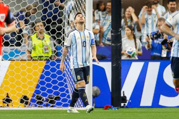 DALLAS, 22-06-2026, Dallas AT&T Stadium, World Cup 2026 Match between Argentina and Austria. Picture shows Argentina player Lionel Messi misses penalty Argentina - Austria (World Cup 2026)  x204557705x Copyright: