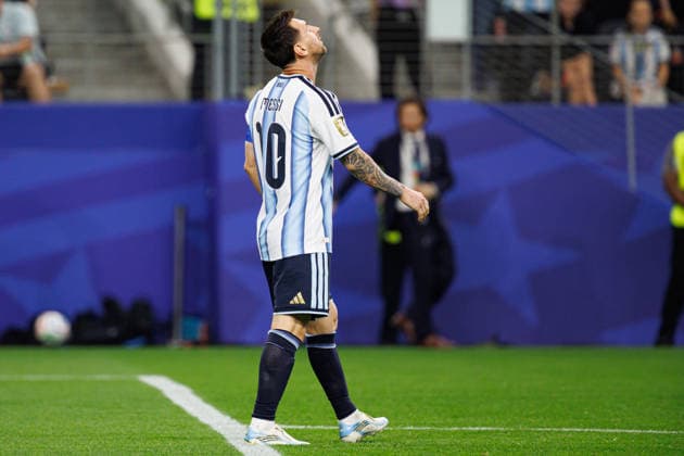 Lionel Messi seen during FIFA World Cup, WM, Weltmeisterschaft, Fussball 2026 game between national teams of Argentina and Austria (Grzegorz Wajda Ball Raw Images) Arlington Dallas Stadium USA Copyright: xGrzegorzxWajdax grzegorzwajda_argentina_austria_2526-19