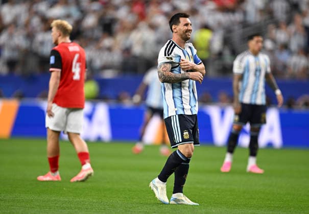 (260623) -- DALLAS, June 23, 2026 -- Lionel Messi of Argentina reacts as he misses a penalty kick during the group J match between Argentina and Austria at the 2026 FIFA World Cup, WM, Weltmeisterschaft, Fussball at Dallas Stadium in Dallas, the United States, June 22, 2026. ) (SP)U.S.-DALLAS-FOOTBALL-FIFA WORLD CUP-GROUP J-ARG VS AUT ChengxMin 