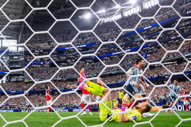 260622 Lionel Messi of Argentina celebrates after 1-0 during the FIFA World Cup, WM, Weltmeisterschaft, Fussball 2026 football match between Argentina and Austria on June 22, 2026 in Dallas. Photo: Ludvig Thunman BILDBYRAN kod LT LT0807 fotboll football soccer fotball vm fotbolls-vm fotball-vm fotbolls-vm 2026 fifa world cup 2026 day 12 bbeng *** June 22, 2026  Copyright: LUDVIGxTHUNMAN BB260622LT097